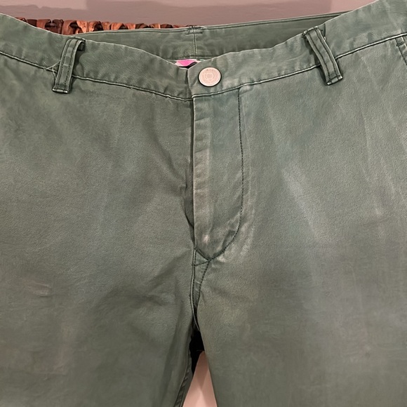 Bonobos Green Washed Chinos - Size 33/34 - Slim Straight Fit - Picture 7 of 7